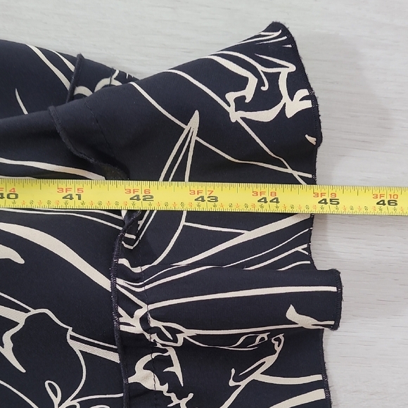 NWT Babydoll 100% Silk Midi Dress Y2K Size 12 Black Whimsigoth Flutter Witchy - Picture 13 of 15